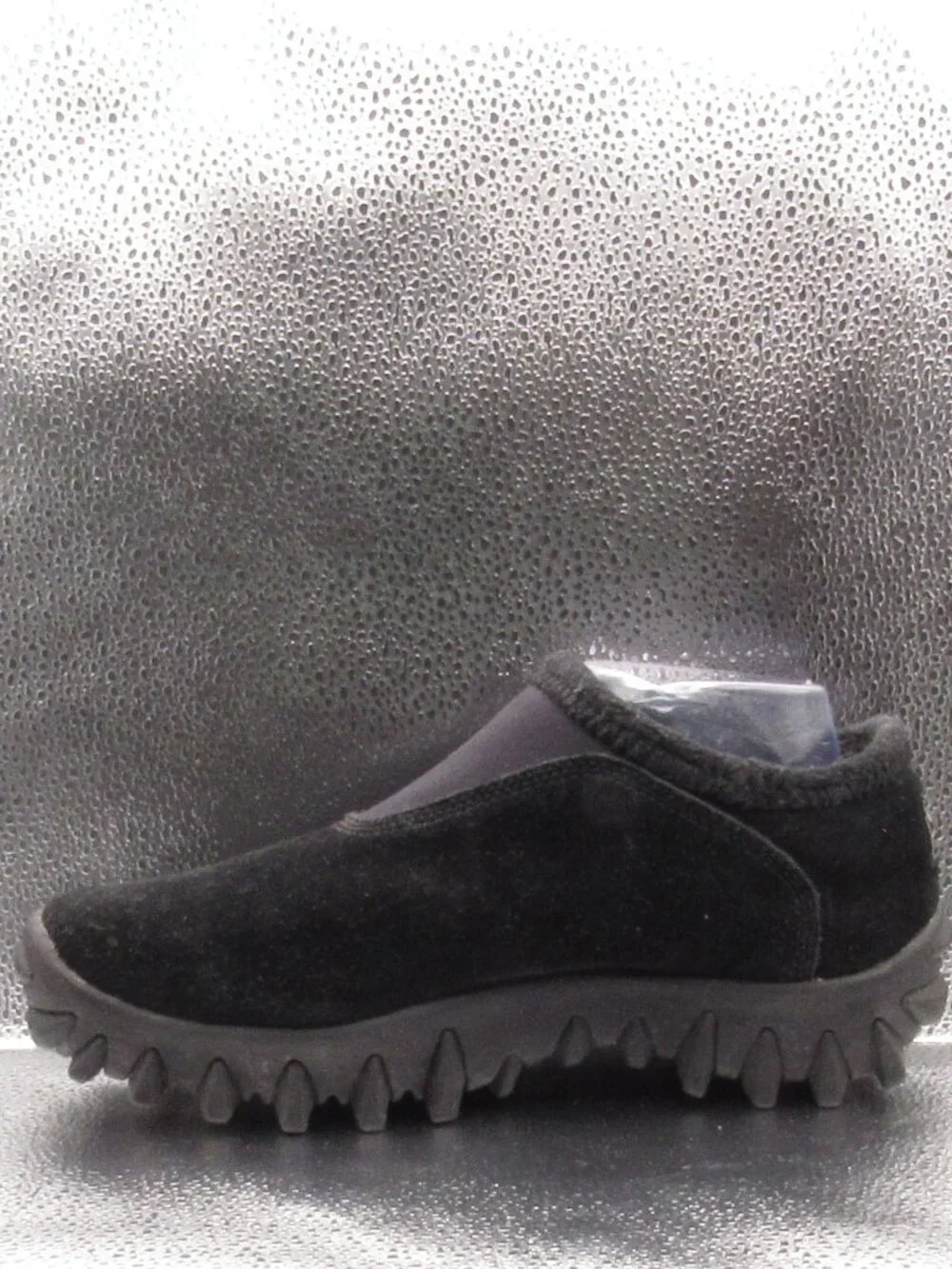 Salomon Black Contagrip CX Snow Clog Suede Slip-On Winter Shoes Mens Size 7